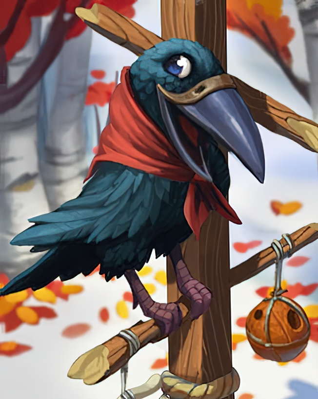 Creaky Crow Card in Coin Master 